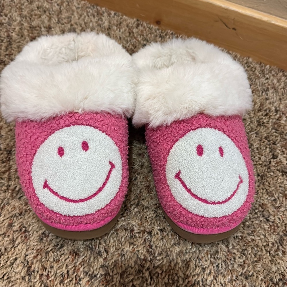 Smiley Face Slippers